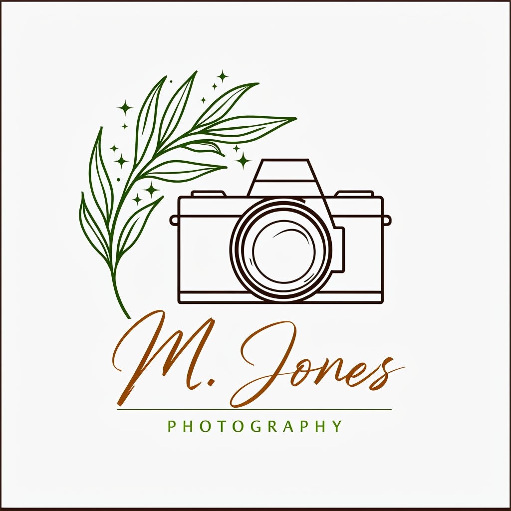 Vintage Camera Photography Logo