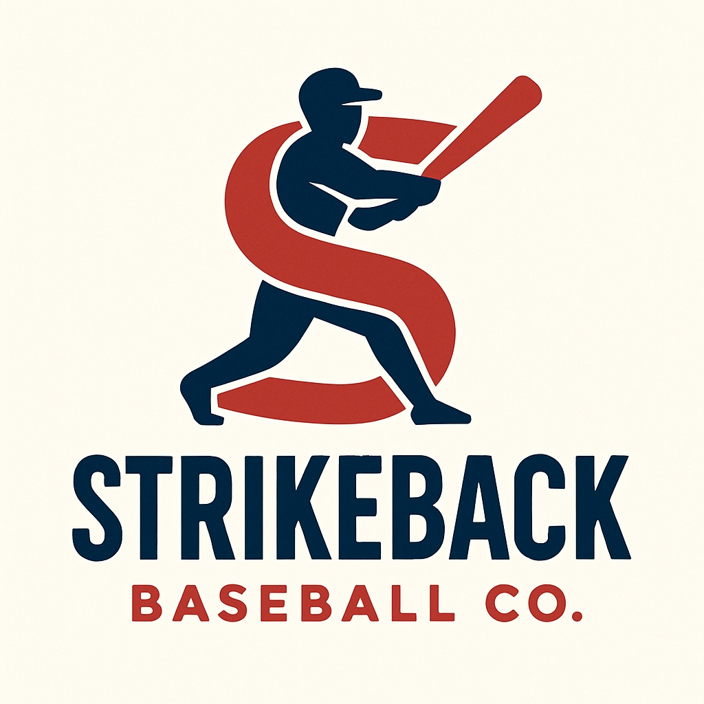 Modern Minimalist Baseball Player Logo for Hats